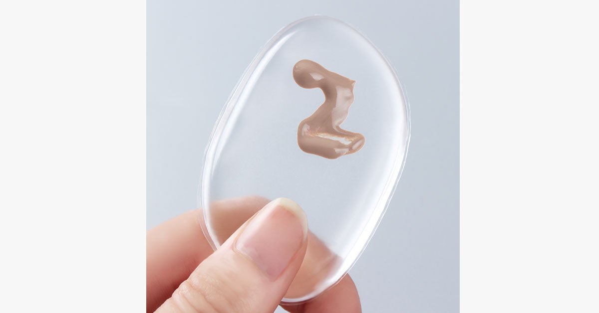 Norvo | Nylon sminkebørstesett med en silikonsvamp – Gjør blanding av sminke enklere og mer morsomt