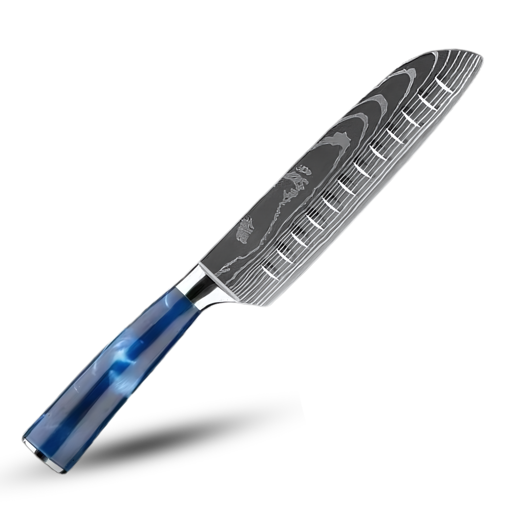 Havblå japanske kniver