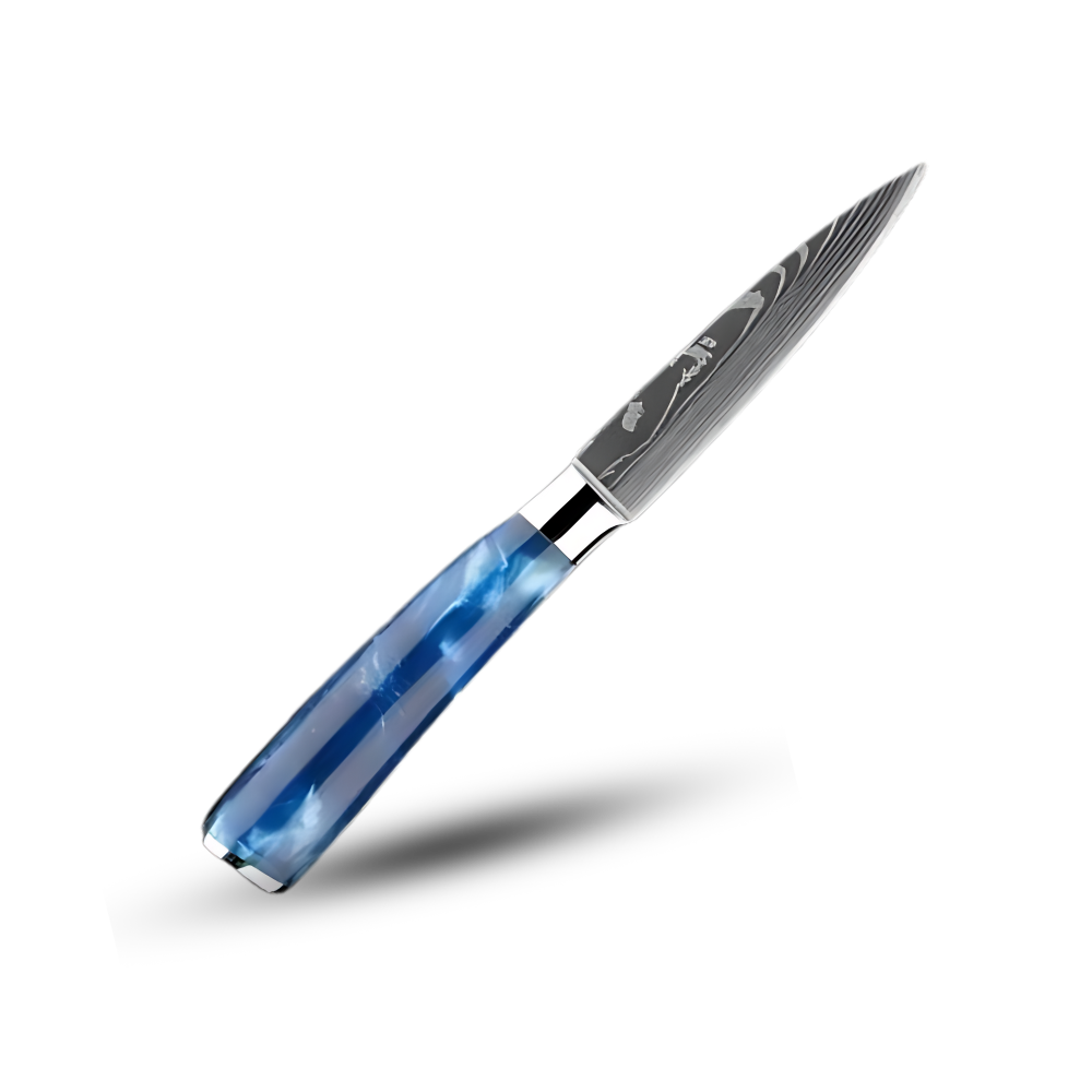 Havblå japanske kniver