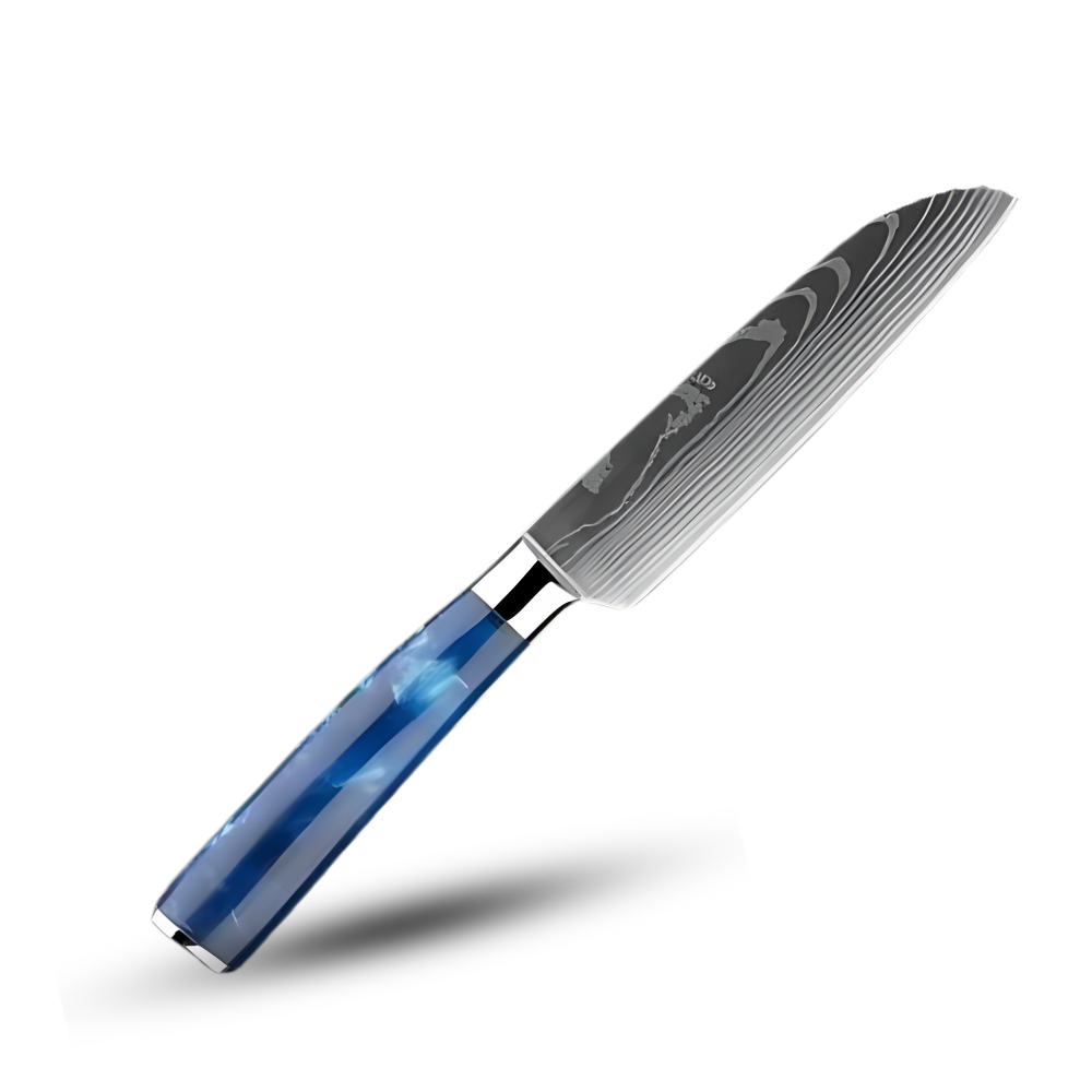 Havblå japanske kniver