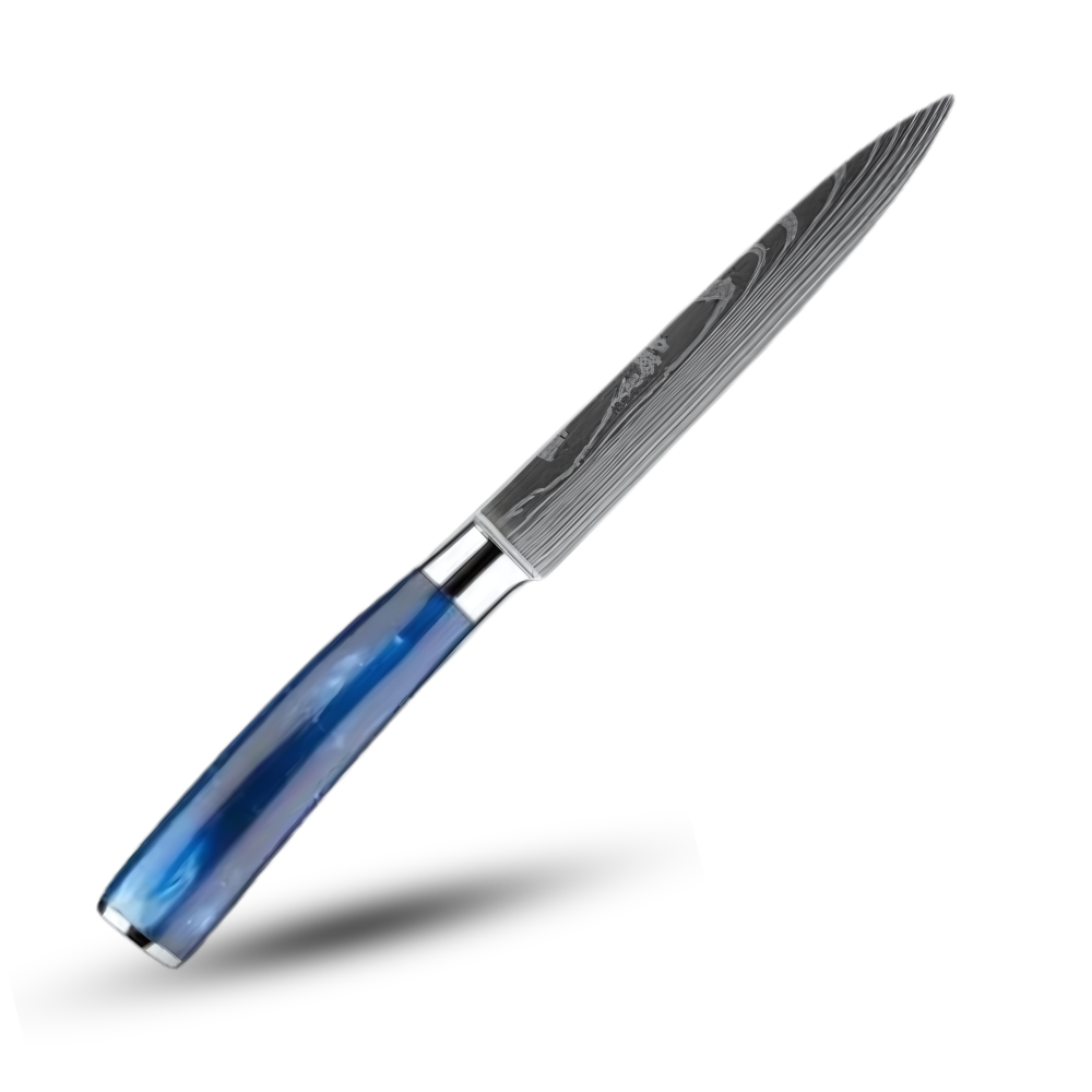 Havblå japanske kniver