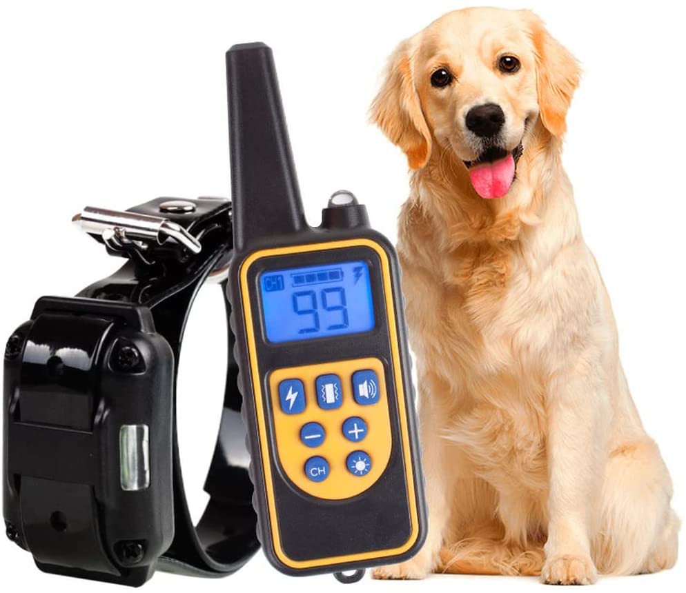 Norvo | 800M Oppladbar Elektrisk Hundetreningskrage | Vanntett, Fjernkontroll & Ideell for Effektiv Hundetrening