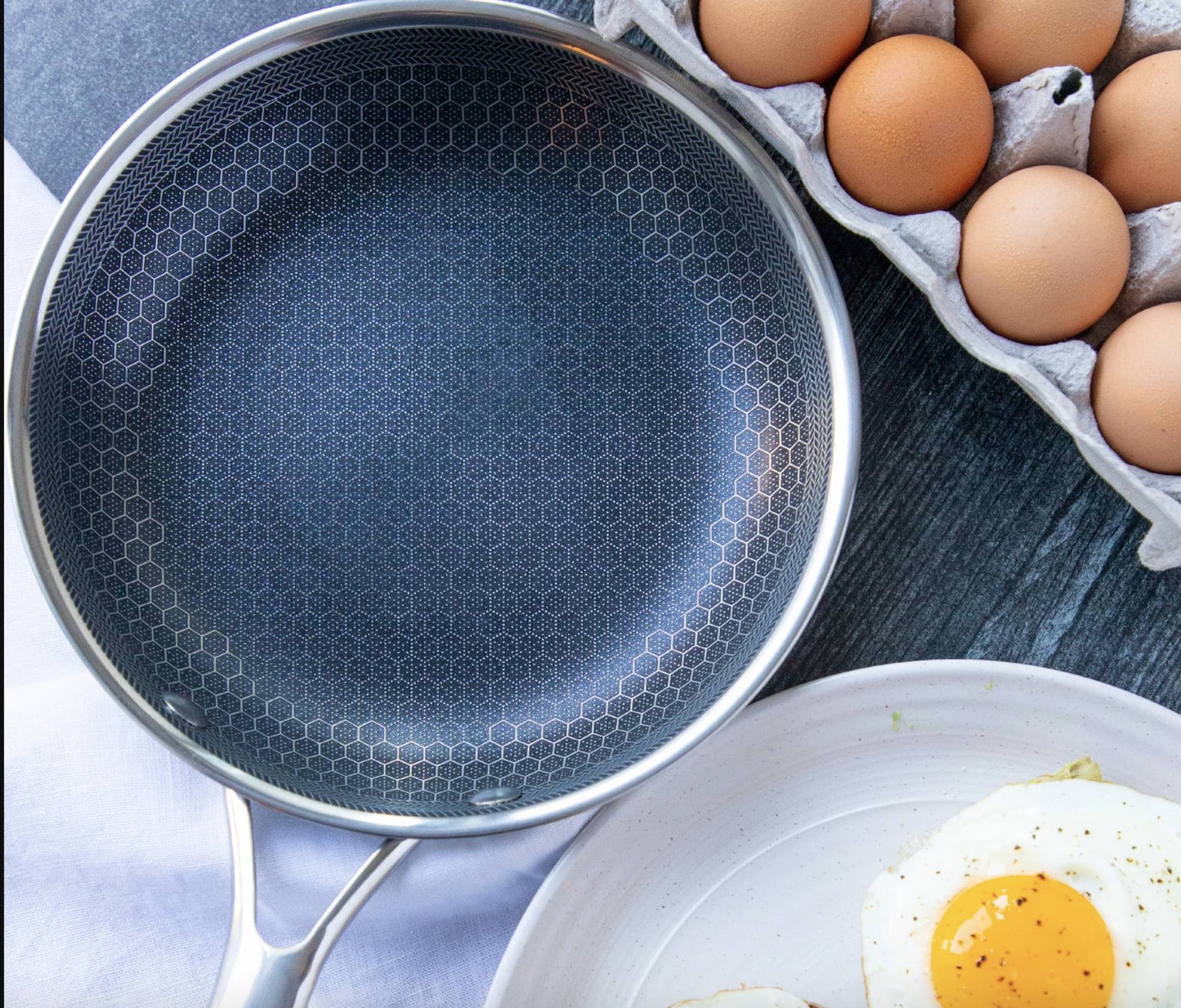 Stekepanne – Non-stick belegg – Rustfritt stål – Non-stick belegg