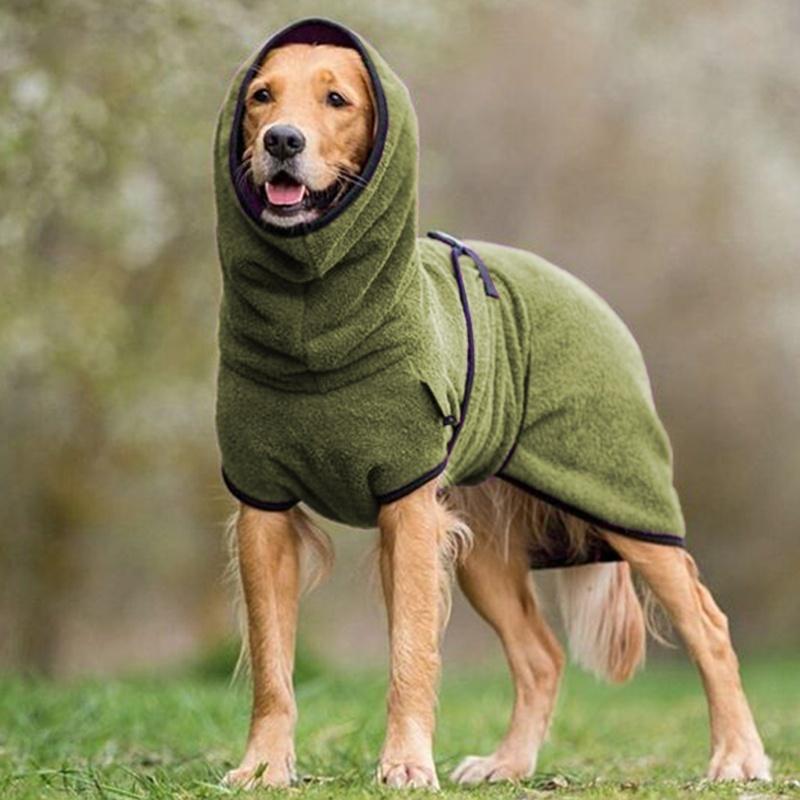 Norvo | CozyPaws - Fleece-Hundjakke med Hette for Varme og Komfort