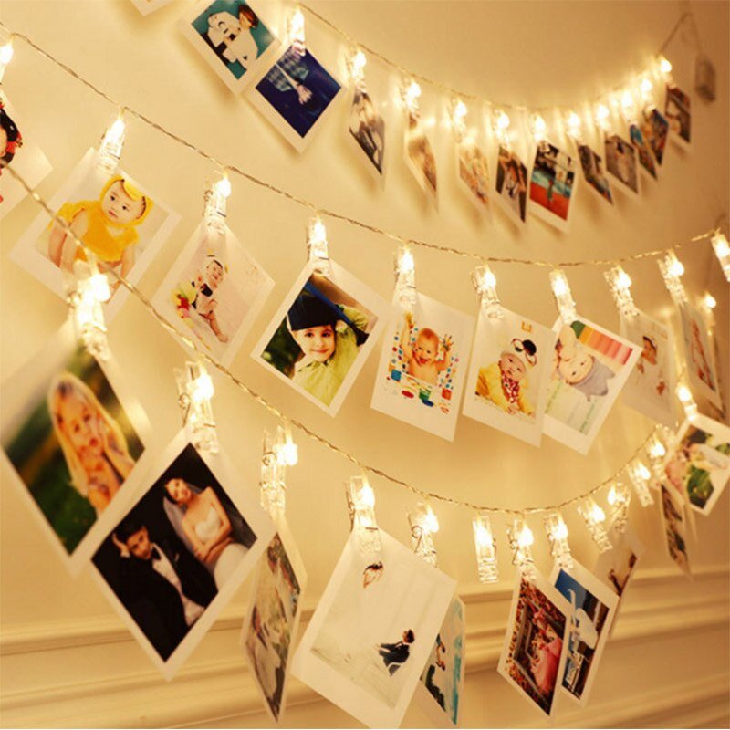 Norvo | Foto Klemmer LED Fairy Lyskilder for Bilder