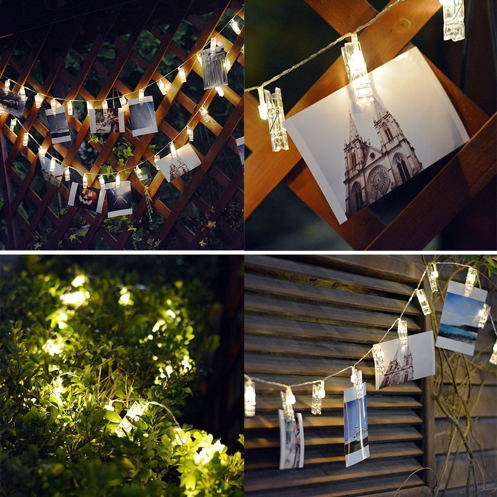 Norvo | Foto Klemmer LED Fairy Lyskilder for Bilder