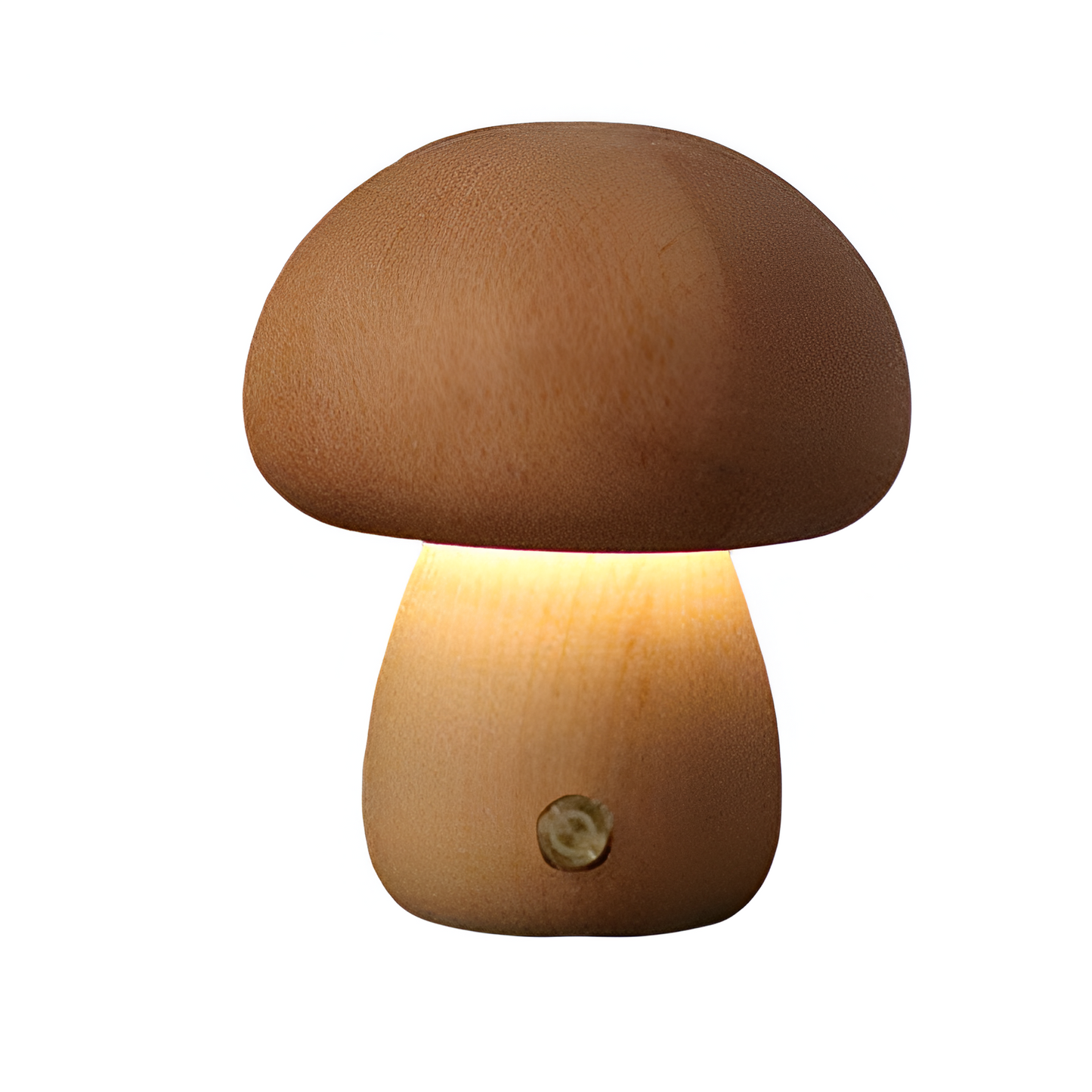 Norvo | Bordlampe i soppstil av tre i vintage-stil