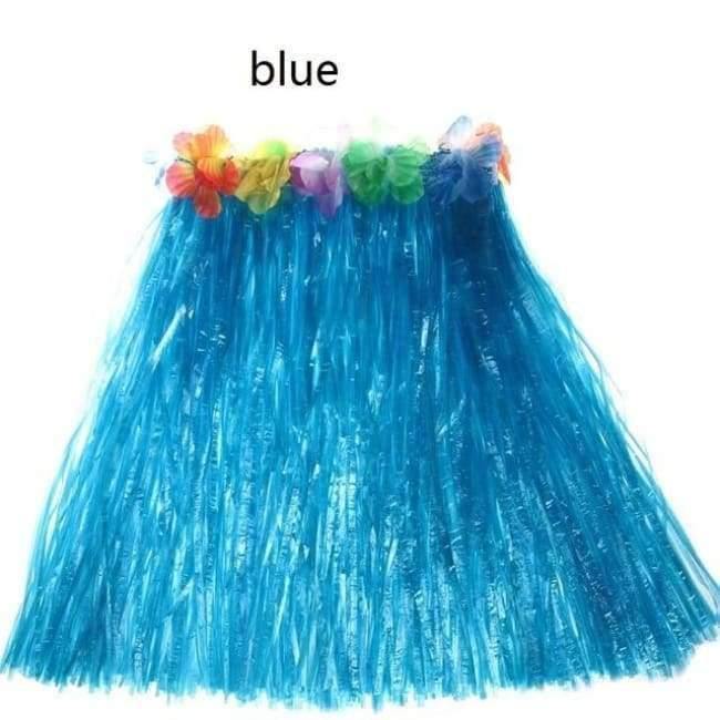 Norvo | 5PCS/Set Plastfiber Kvinner Gresskjørt Hula-Rock Hawaii Kostymer 30CM/40CM/60CM Dame Kledning Festlige & Festbehov