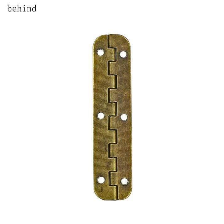 Norvo | 10 stk bronse archaize 65*15MM oval jern lange hengsler tre eske gaveeske hengsel