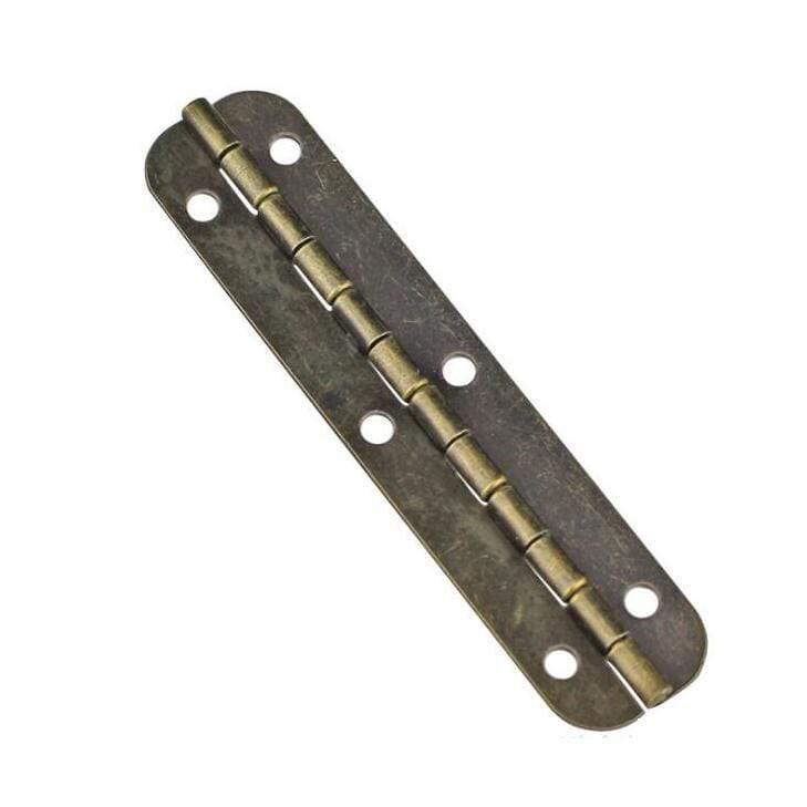 Norvo | 10 stk bronse archaize 65*15MM oval jern lange hengsler tre eske gaveeske hengsel
