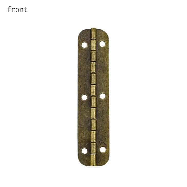Norvo | 10 stk bronse archaize 65*15MM oval jern lange hengsler tre eske gaveeske hengsel