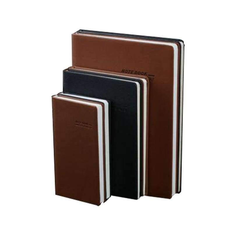 Norvo | 3 stk/set kontor skoleartikler notatbøker skriveblokker notatbok kunstlær forretningskomposisjonsbok hardcover 100 ark bok