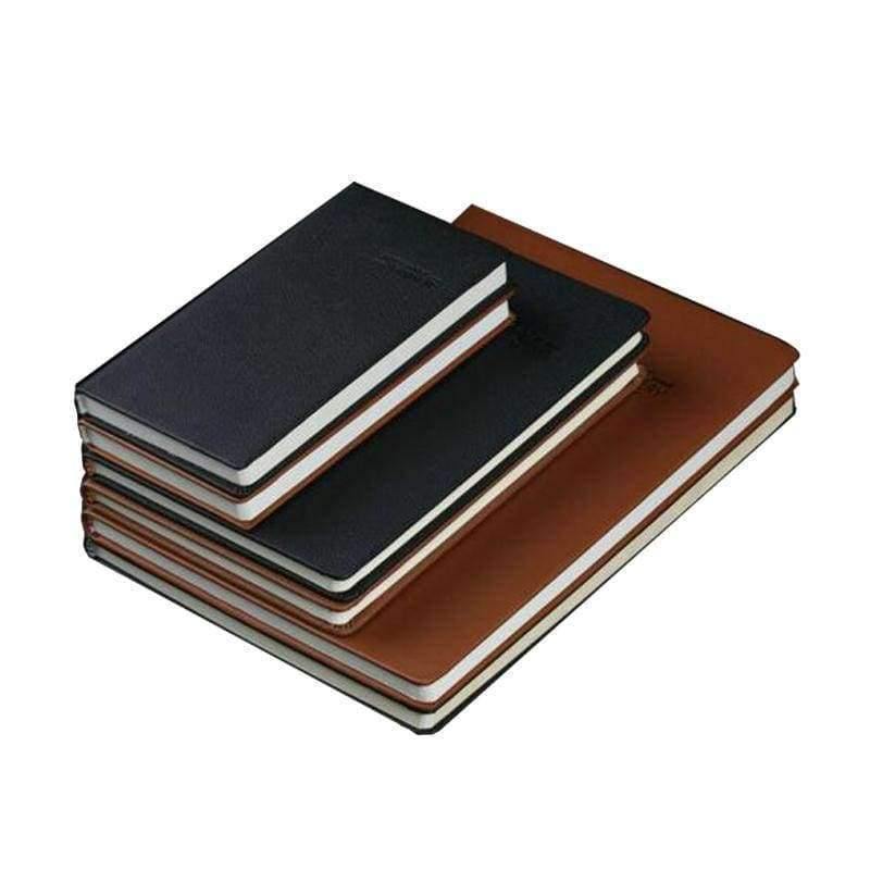 Norvo | 3 stk/set kontor skoleartikler notatbøker skriveblokker notatbok kunstlær forretningskomposisjonsbok hardcover 100 ark bok