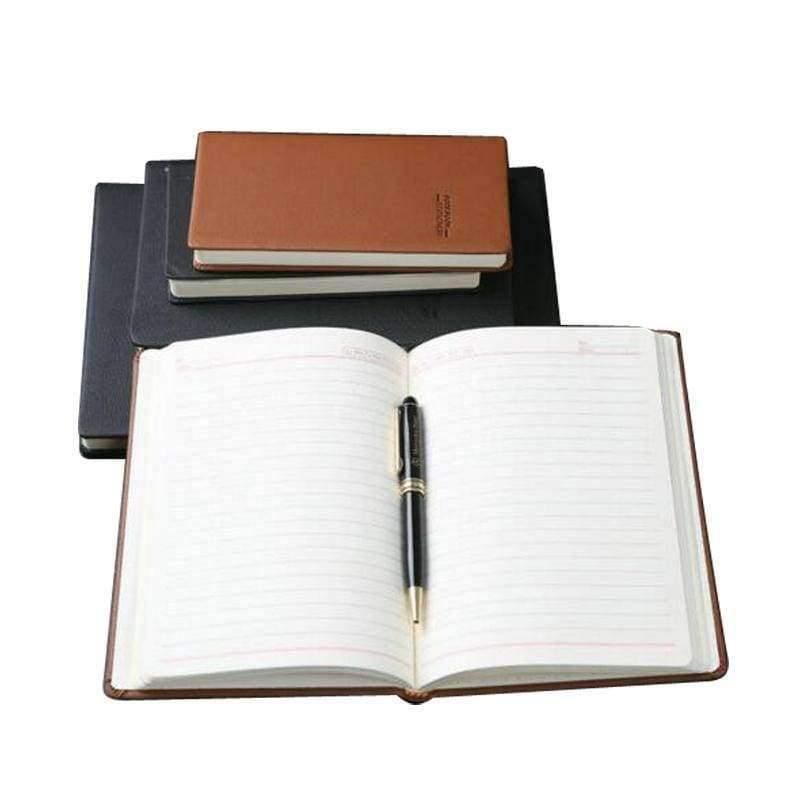 Norvo | 3 stk/set kontor skoleartikler notatbøker skriveblokker notatbok kunstlær forretningskomposisjonsbok hardcover 100 ark bok