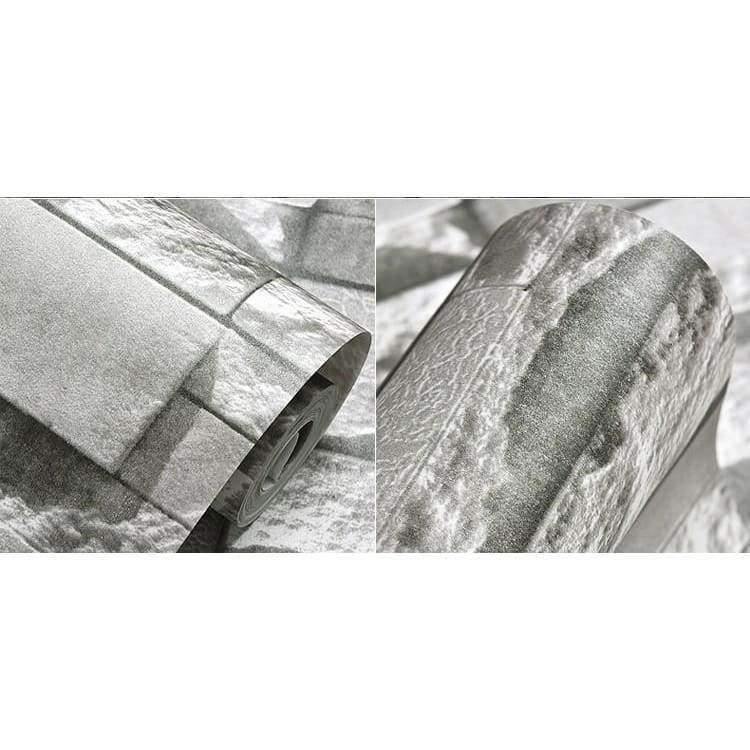 Norvo | Moderne 3D Steinflis Vegg Vlies Tapet Rull Stue Soverom Bakgrunn Veggdekorasjon Kunst Tapet Papel De Parede 3D