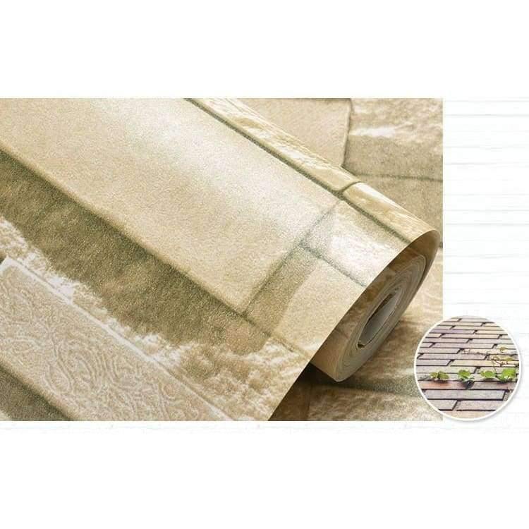 Norvo | Moderne 3D Steinflis Vegg Vlies Tapet Rull Stue Soverom Bakgrunn Veggdekorasjon Kunst Tapet Papel De Parede 3D