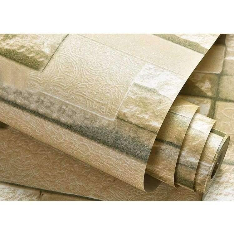 Norvo | Moderne 3D Steinflis Vegg Vlies Tapet Rull Stue Soverom Bakgrunn Veggdekorasjon Kunst Tapet Papel De Parede 3D