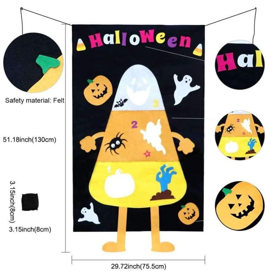 Norvo | Halloween Morsomme Spill Festival Partytilbehør Henge Gresskar Ånd Kastespill Utdanningsspill Gave til Barn