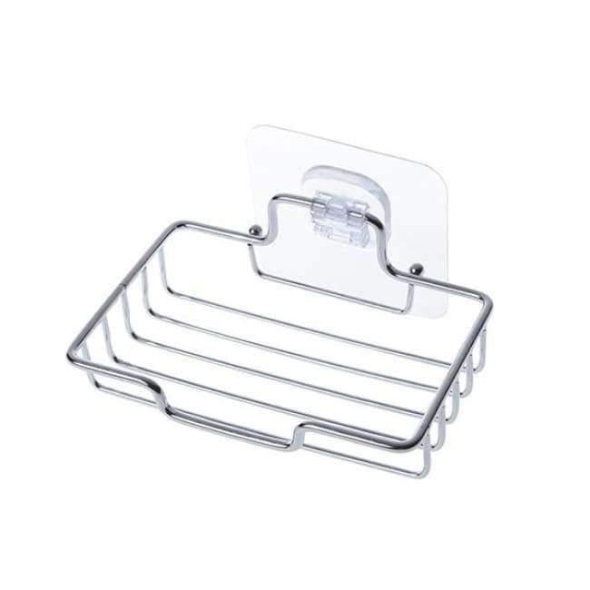 Norvo | Toalett såpe oppbevaringshyller holder rustfritt stål organizer boks klistremerker vegghyller organisasjonsutstyr forsyninger produkter