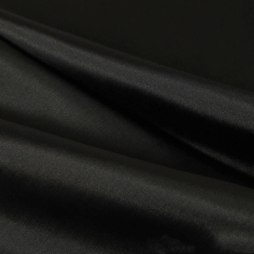Norvo | Vanntett svart polyester dusjforheng med ulike størrelsesalternativer
