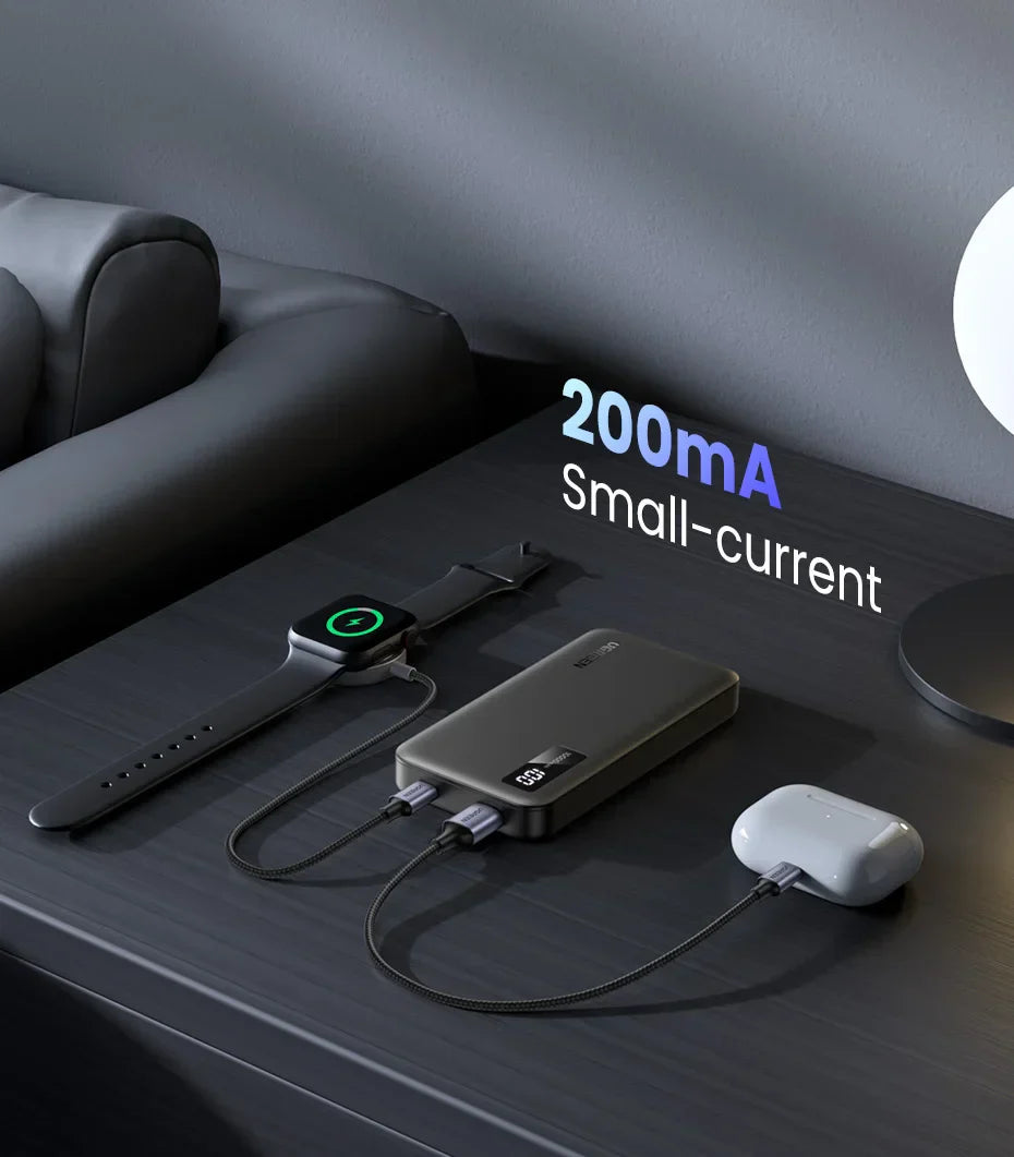 UGreen 22,5W Hurtiglading Power Bank 20000mAh - Bærbar Hurtiglading Telefon Enhet PowerBank Ekstern Batteripakke