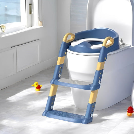 Norvo | Sammenleggbar Potty Trainer Sete med Stige for Småbarn
