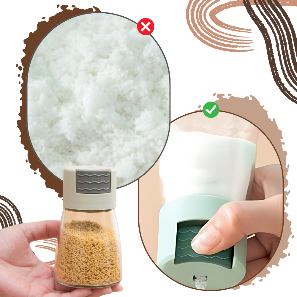 Presis kontroll salt- og pepperbøsser