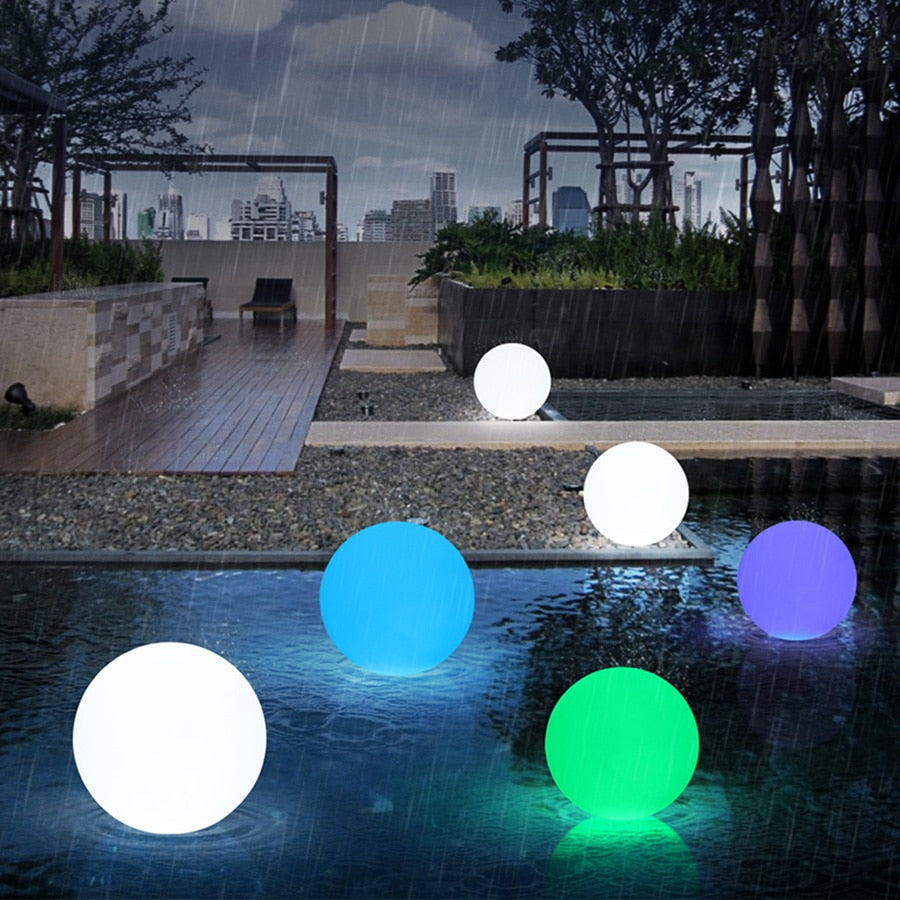 Norvo | Vanntett LED Hage Ball Lys RGB
