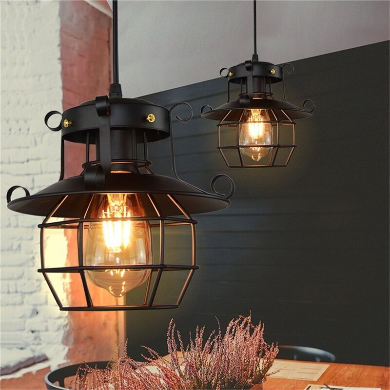Norvo | Retro antikk industriell taklampe
