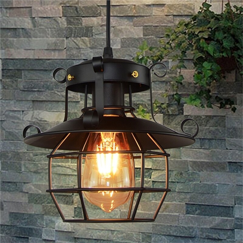 Norvo | Retro antikk industriell taklampe