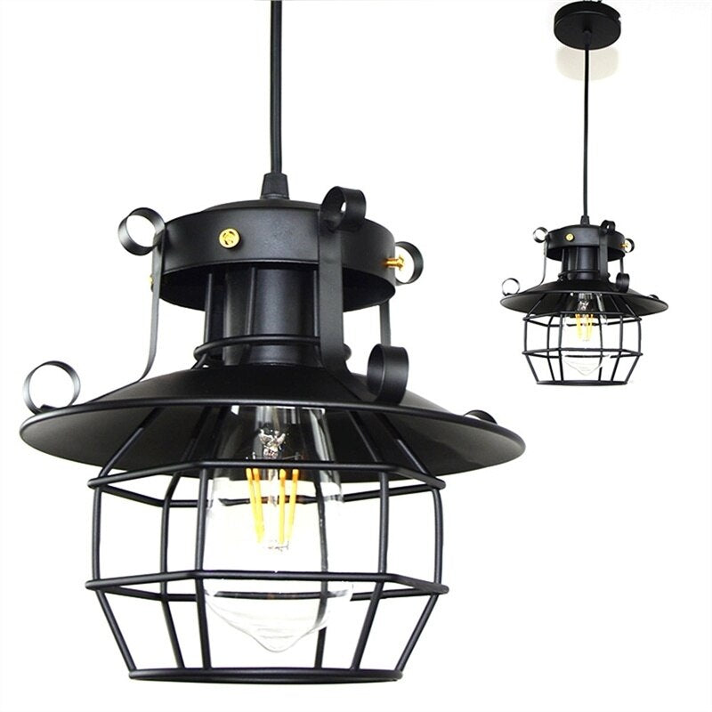 Norvo | Retro antikk industriell taklampe