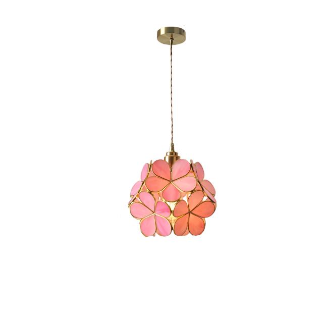 Norvo | Moderne Blomsterform Glass LED Pendellampe