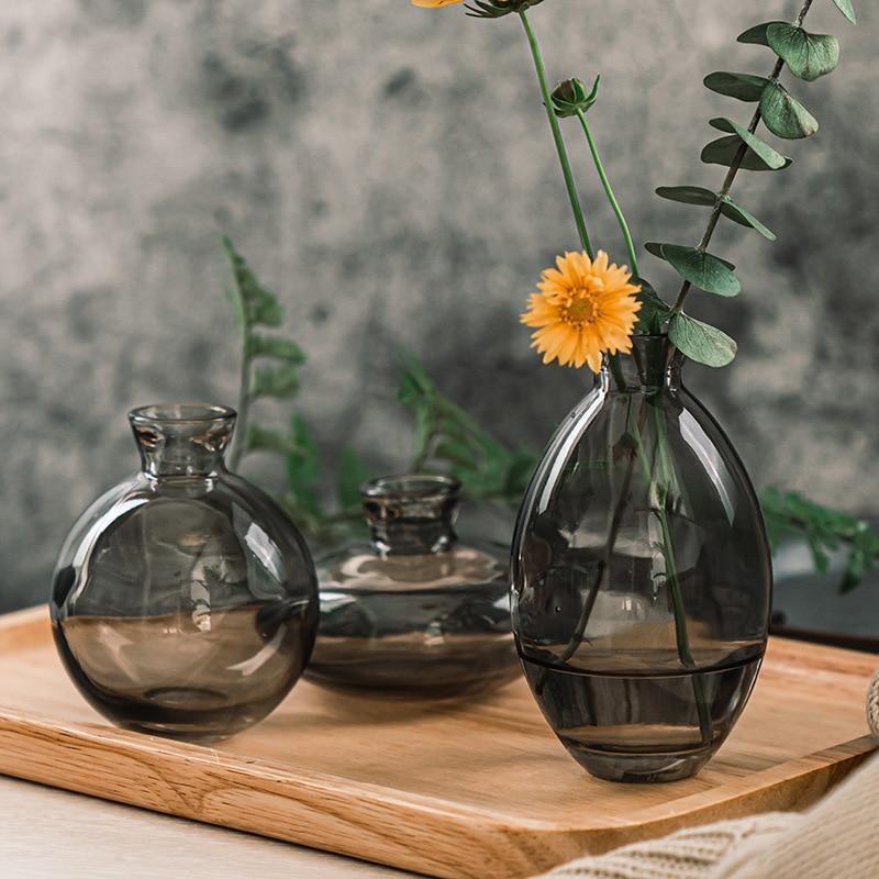 Norvo | TrioVase Glassvase Sett | Stilig Design | Perfekt Dekorasjon | Tilgjengelig i forskjellige farger