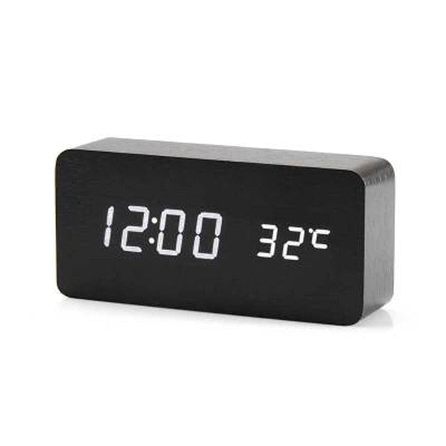 Norvo | VoiceRise - Nordisk Digital LED Vekkerklokke