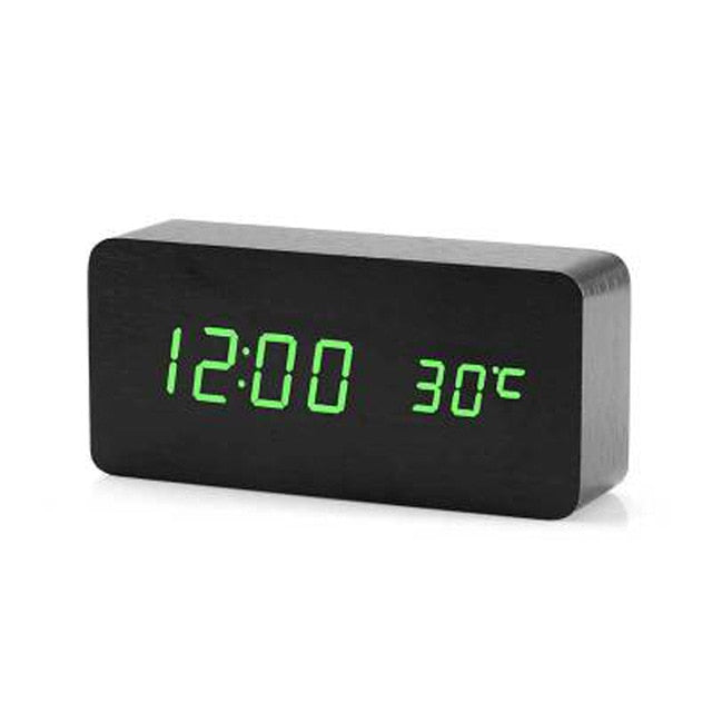 Norvo | VoiceRise - Nordisk Digital LED Vekkerklokke