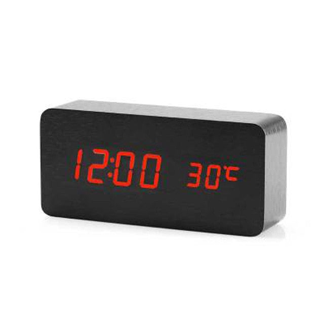 Norvo | VoiceRise - Nordisk Digital LED Vekkerklokke