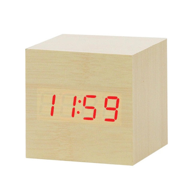 Norvo | VoiceRise - Nordisk Digital LED Vekkerklokke