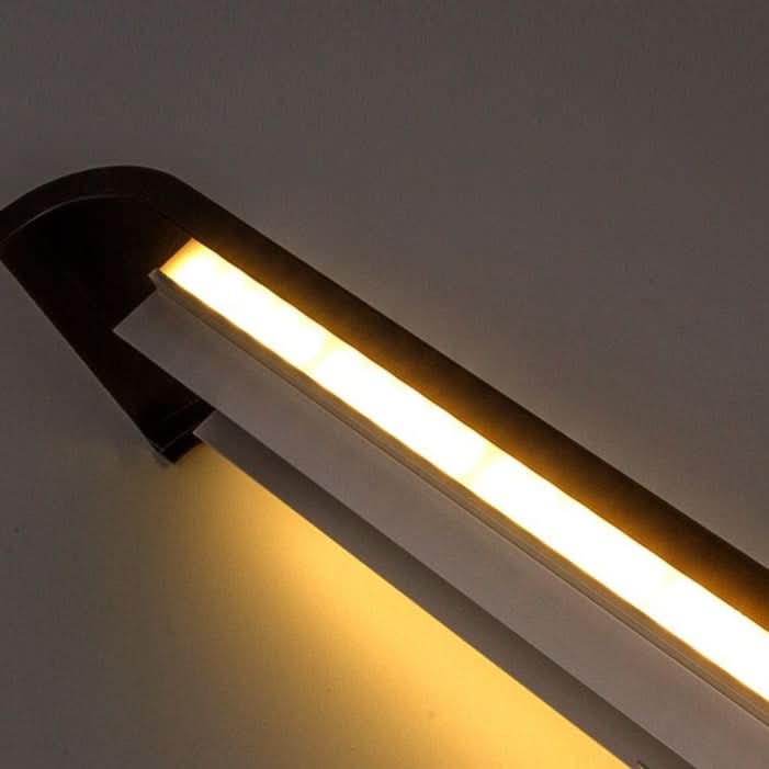 Norvo | Moderne LED Vegglampe – Slank Svart Aluminiumslys