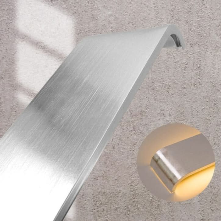 Norvo | Moderne LED Vegglampe – Slank Svart Aluminiumslys