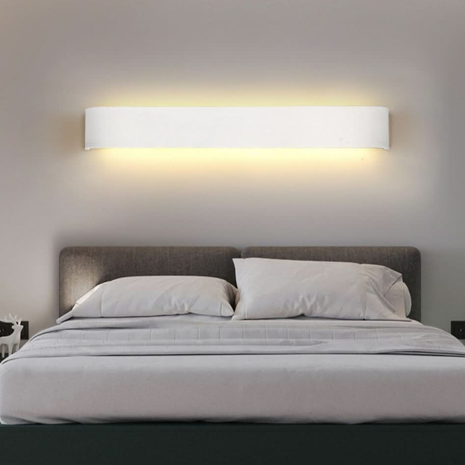 Norvo | Moderne LED Vegglampe – Slank Svart Aluminiumslys