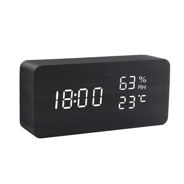 Norvo | LED vekkerklokke i tre kubusform