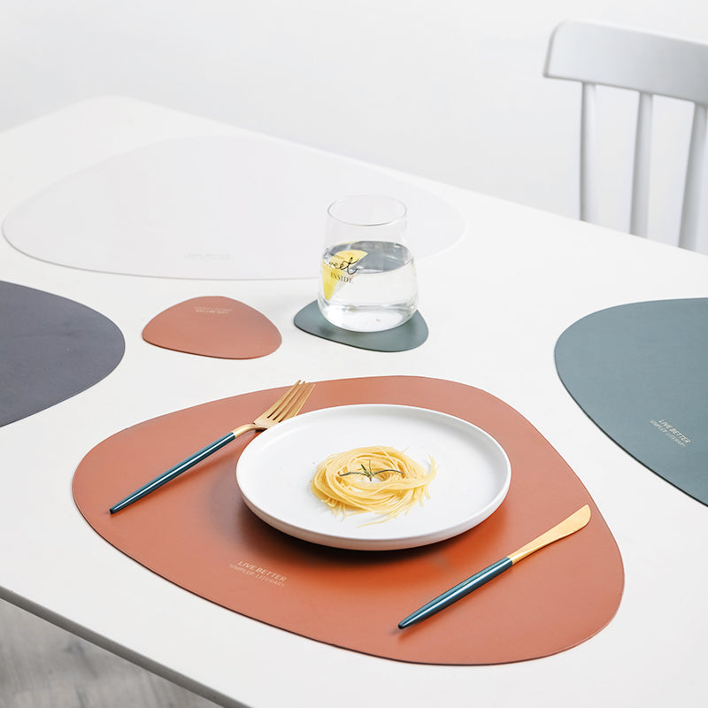 Norvo | 4 farger trekant plassmatte sett