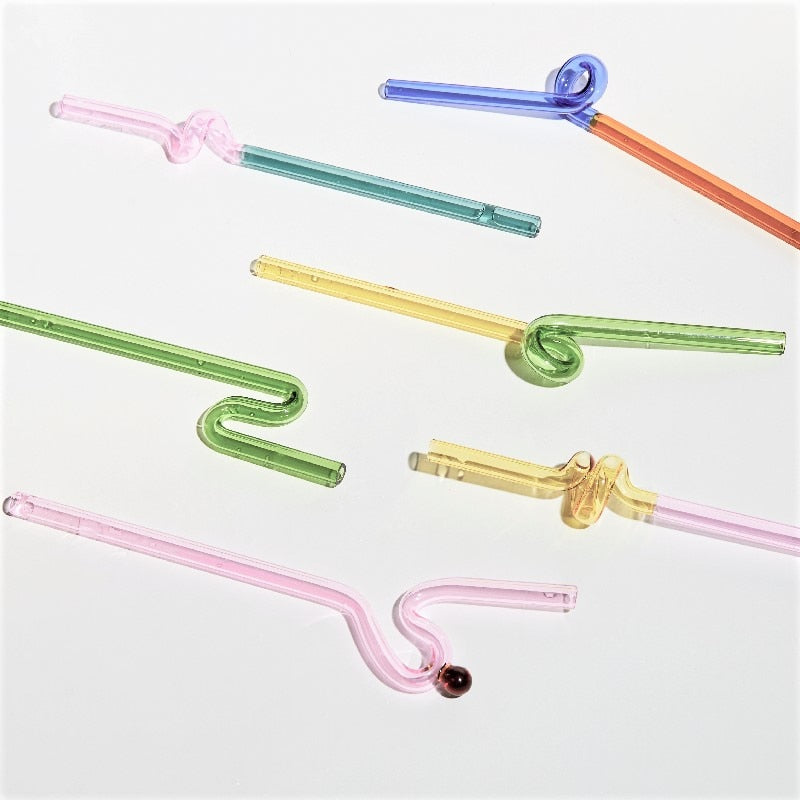 Twist Farget Glass Stroh