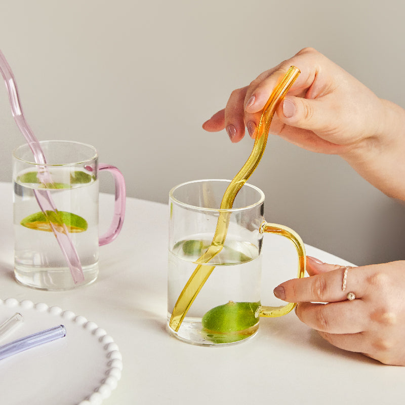 Twist Farget Glass Stroh