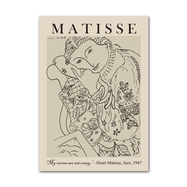 Norvo | Henri Matisse Picasso Abstrakt Lerret
