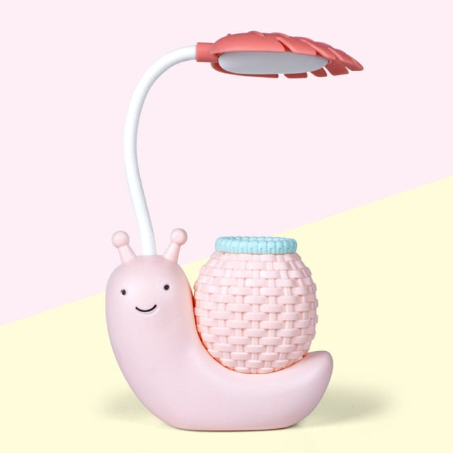 Norvo | Snigel blyant holder skrivebord lampe barn