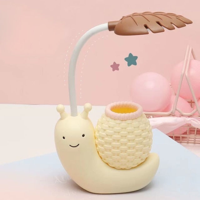 Norvo | Snigel blyant holder skrivebord lampe barn