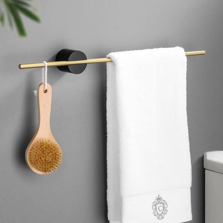 Norvo | Moderne Metall Håndkleholder – Veggmontert, Rustfritt & Plassbesparende Badholder