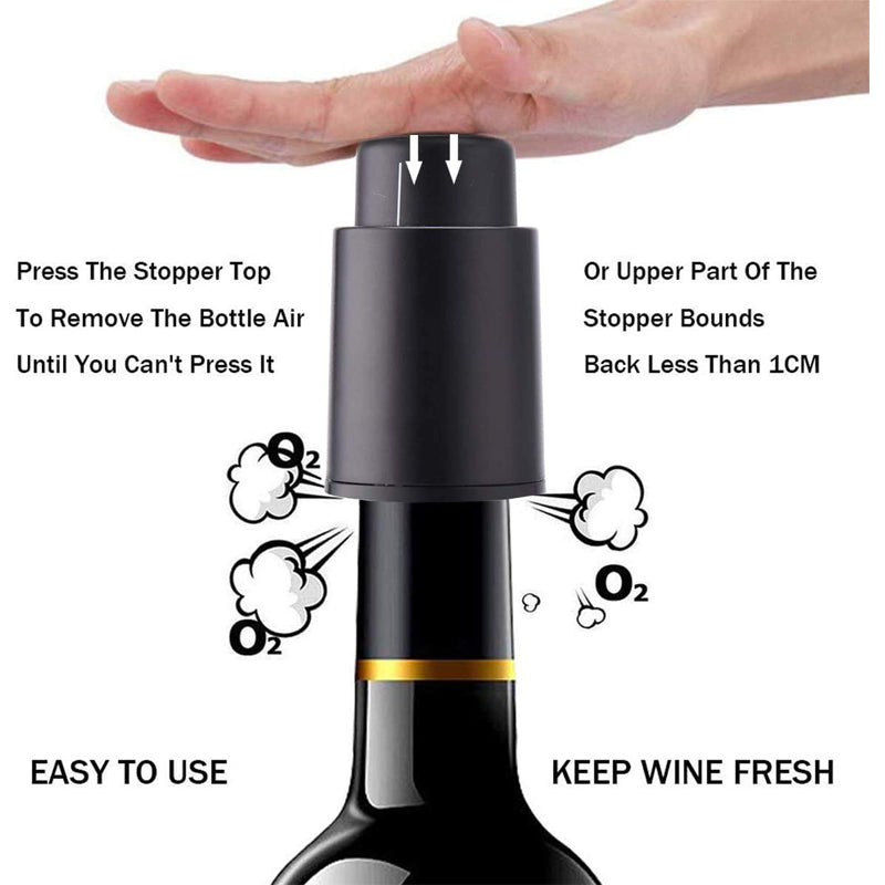 Norvo | Reusable Vacuum Wine Bottle Stopper