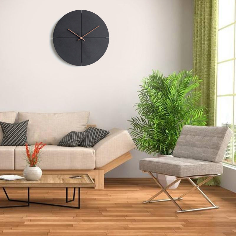 Norvo | Elegant Nordisk Minimalistisk Treveggklokke